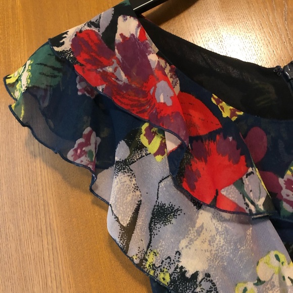 Target Go International 2008 Private Label Collection tiered ruffle dress 1 - Picture 7 of 12